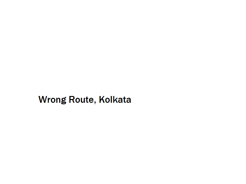 Wrong Route - Kolkata Image