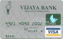 Vijaya Bank MasterCard Credit Card Image