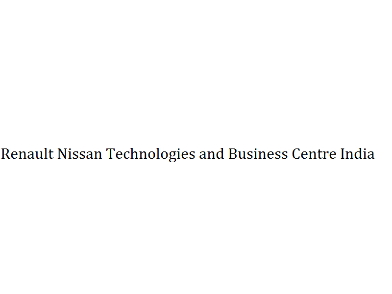 Renault Nissan Technologies and Business Centre India Pvt Ltd Image