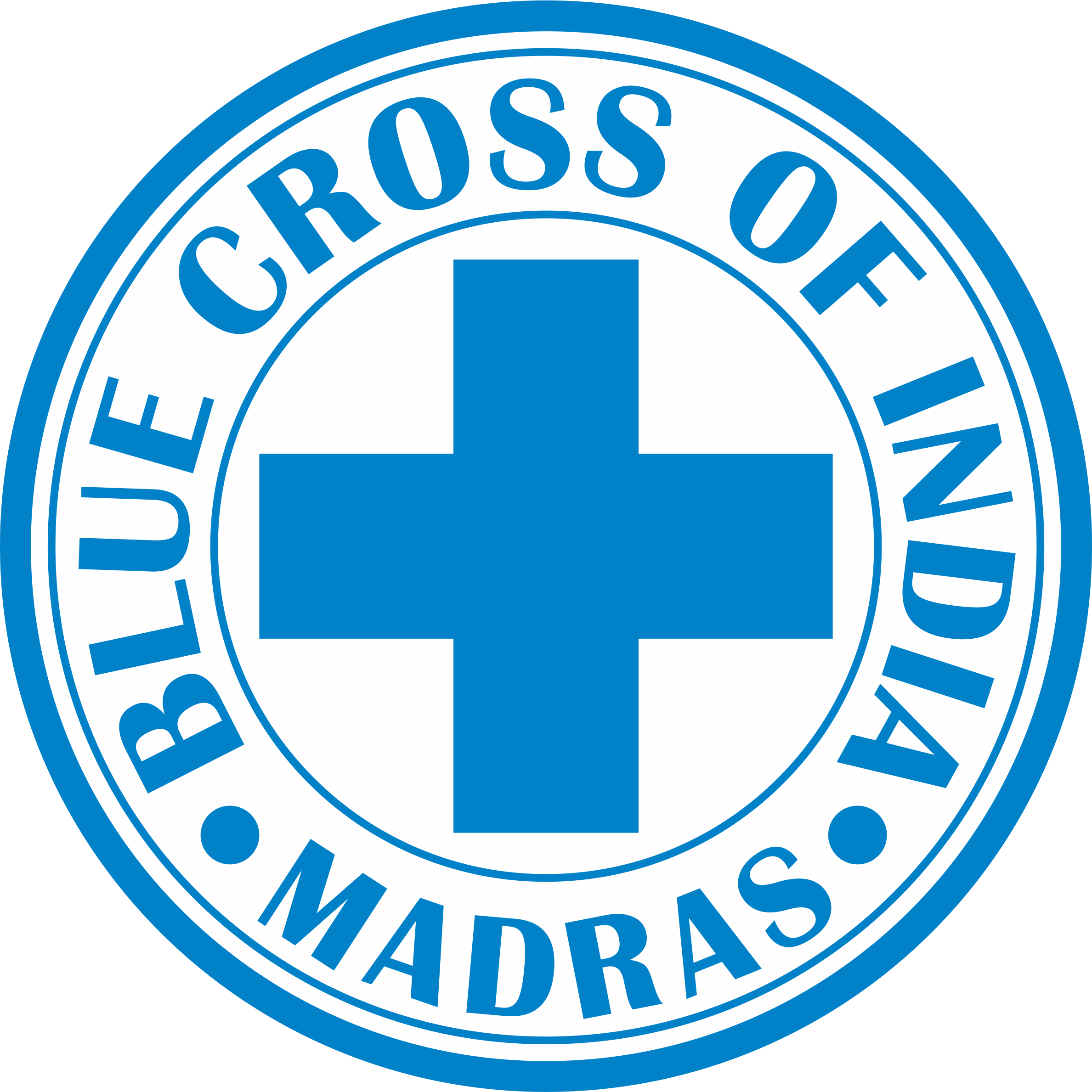 Blue Cross Of India Image