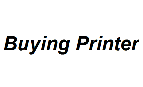 Buying Printer Image