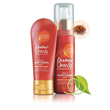 Dabur Uveda 2 in 1 moisturizer with SPF 8 Image