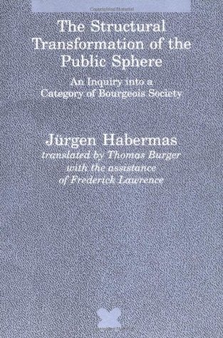 Structural Transformation of the Public Sphere, The - Jurgen Habermas Image