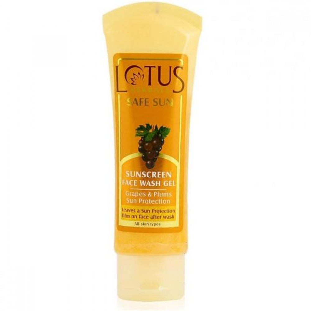 Lotus Sun Screen Face Wash Gel Image