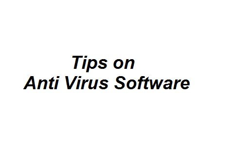 Tips on Anti Virus Software Image