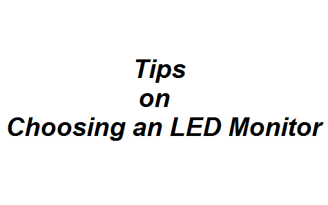 Tips on Choosing an LED Monitor Image