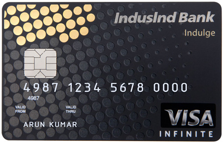 IndusInd Visa Credit Card Image