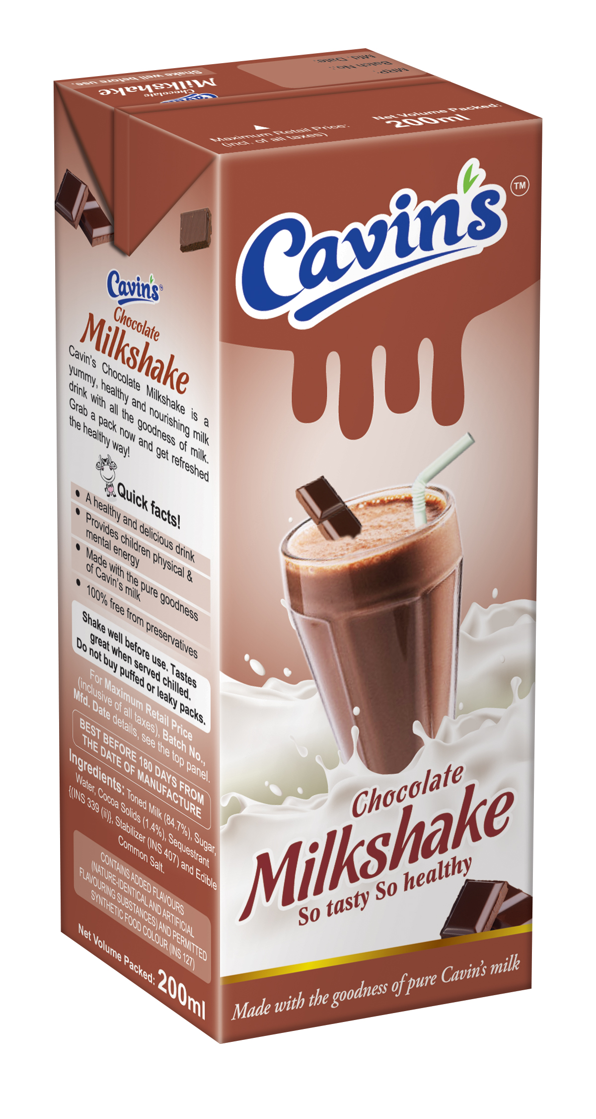 Cavins Milkshake Image