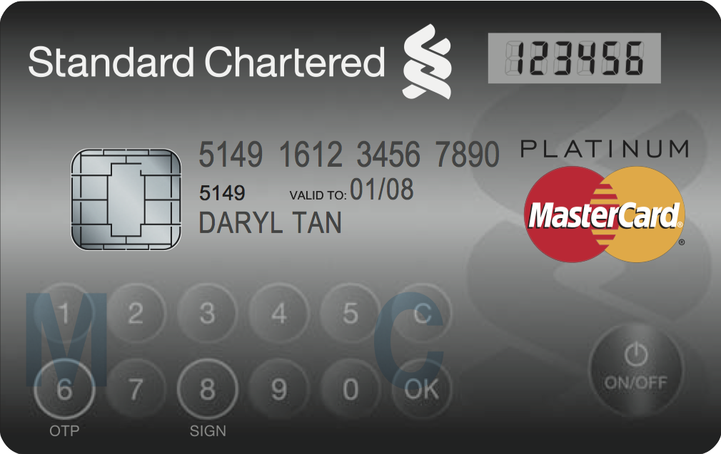 Standard Chartered Bank MasterCard Credit Card Image