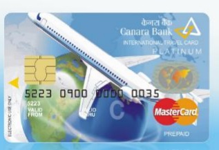 Canara Bank MasterCard Credit Card Image