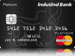 IndusInd Bank MasterCard Credit Card Image