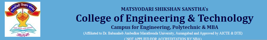 Matsyodari Shikshan Sansthas College of Engineering and Technology - Jalna Image