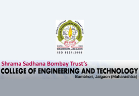 Shrama Sadhana Bombay Trust's College of Engineering and Technology - Jalgaon Image