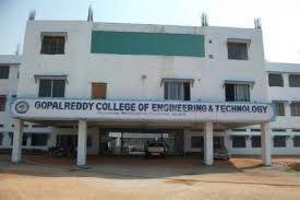 Gopal Reddy College of Engineering and Technology - Medak Image