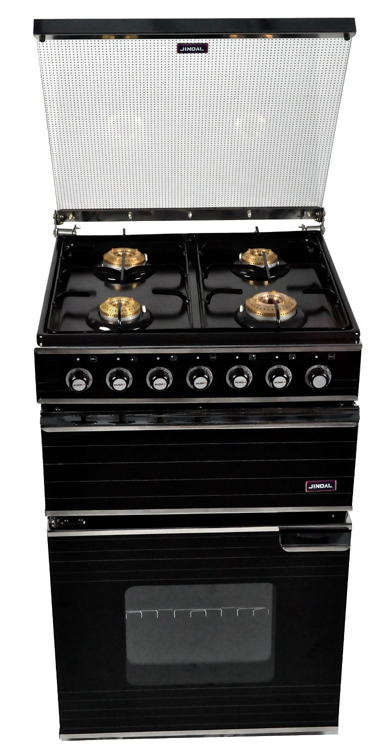 Jindal 4 Burner Mild Steel Gas Cooking Range Image