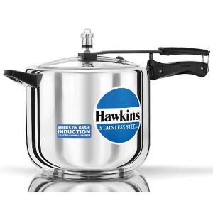 Hawkins Futura Stainless Steel 10 L Pressure Cooker D40 Image