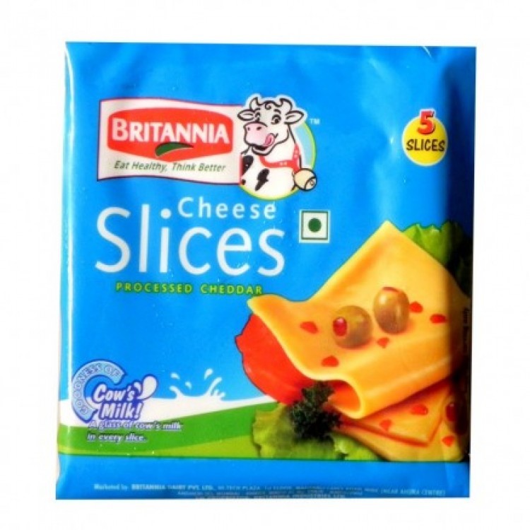 Britannia Cheese Slice Processed Cheddar Image