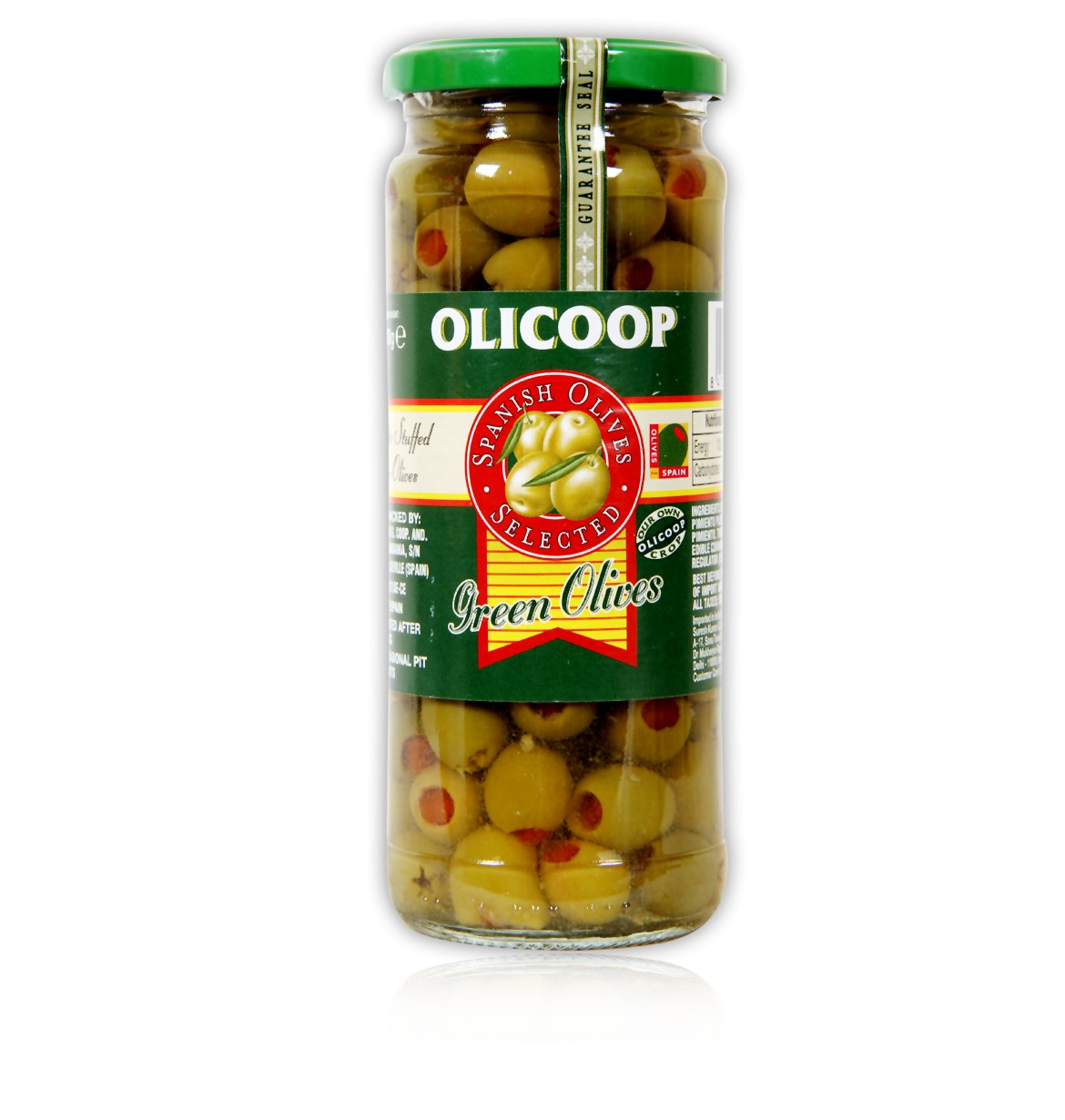 Olicoop Whole Green Olives Image
