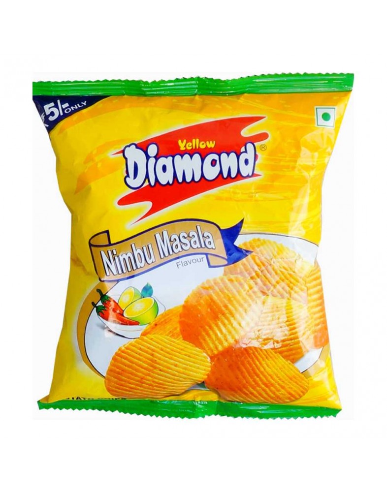 Yellow Diamond Nimbu Masala Chips Image