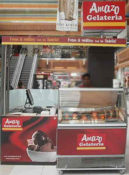 Amazo Gelateria - Satellite - Ahmedabad Image