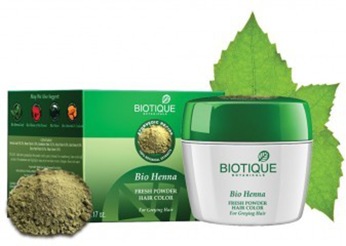 Biotique Bio Heena Fresh Powder Hair Color Image