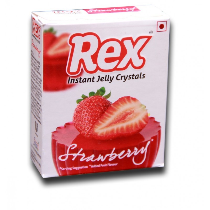 Rex Instant Jelly Crystals Strawberry Image