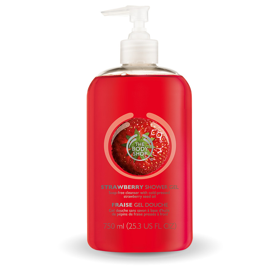 The Body Shop Strawberry Shower Gel & Cream Image