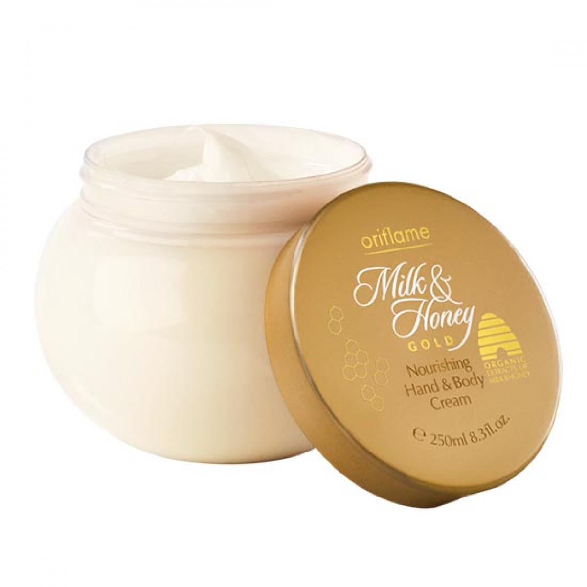 Oriflame Milk and Honey Gold Nourishing Hand and Body Cream Image