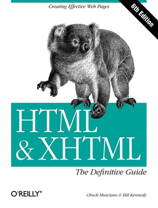 HTML & XHTML: The Definitive Guide - Chuck Musciano Image