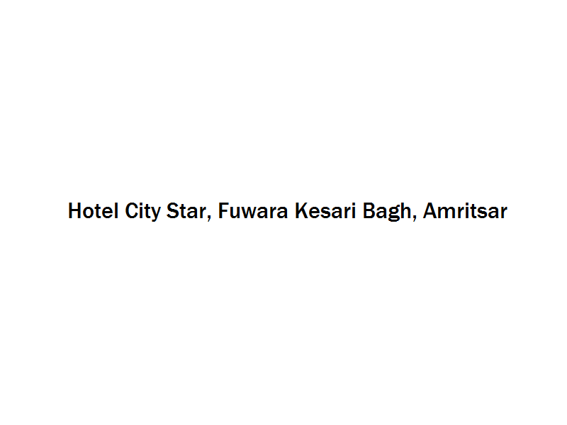 Hotel City Star - Fuwara Kesari Bagh - Amritsar Image