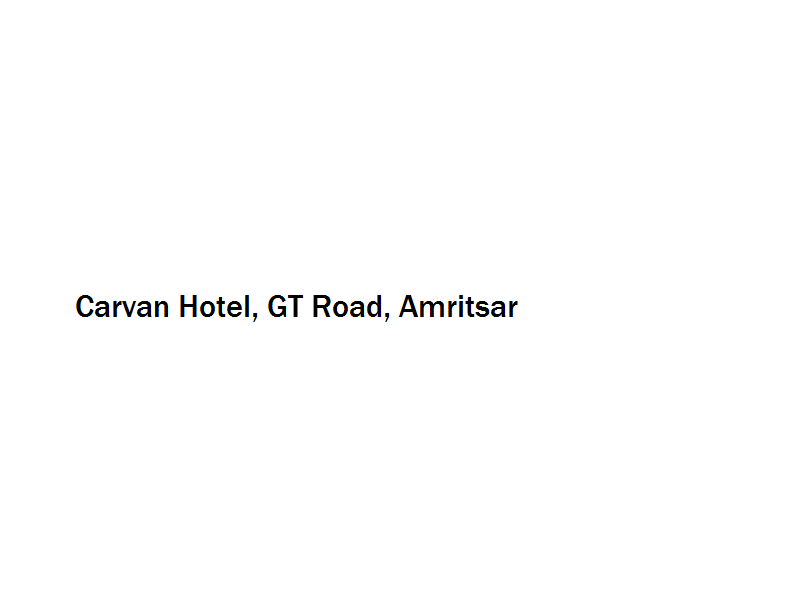 Carvan Hotel - GT Road - Amritsar Image