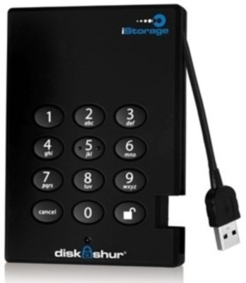 Istorage Diskashur 1Tb 256 Bit Encryption 1 Tb External Hard Drive Image