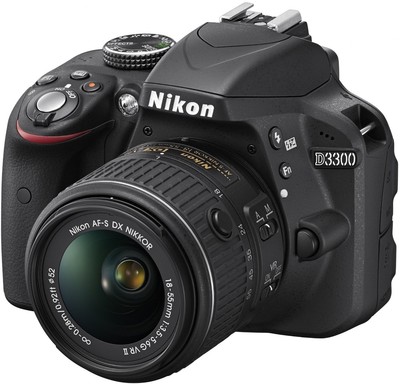 Nikon D3300 (Body with AFS 1855 mm VR II Kit Lens) DSLR Camera Image