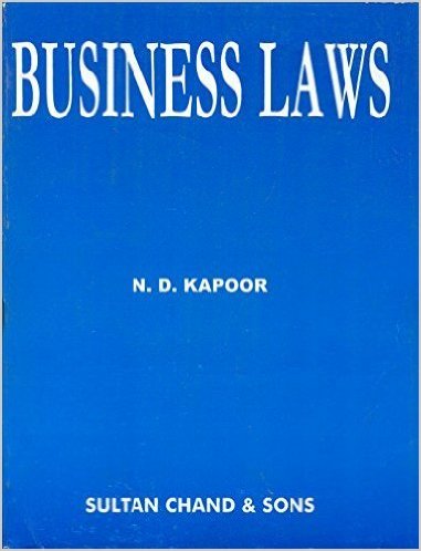 Business Law - N.D.Kapoor Image