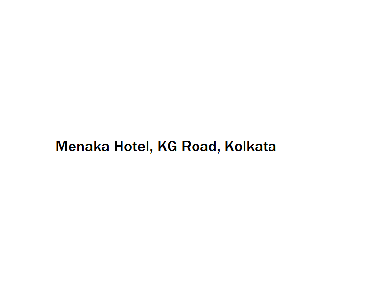 Menaka Hotel - KG Road - Kolkata Image