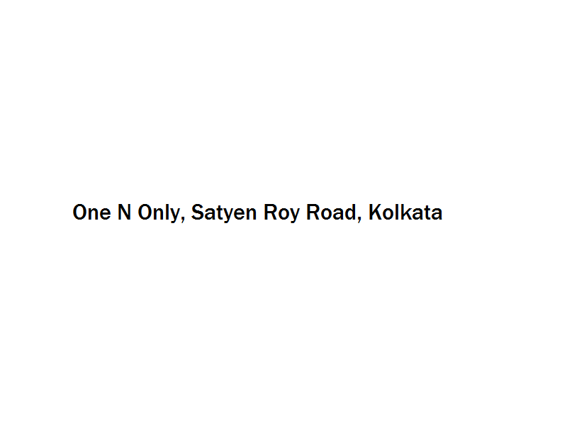 One N Only - Satyen Roy Road - Kolkata Image