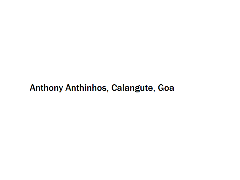 Anthony Anthinhos - Calangute - Goa Image