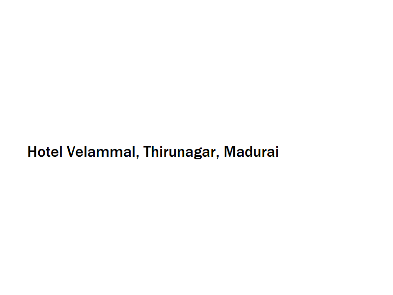 Hotel Velammal - Thirunagar - Madurai Image