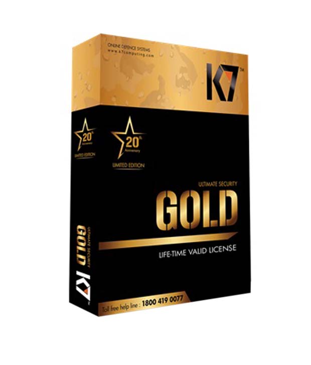 K7 Gold Lifetime Antivirus & Internet Security Image