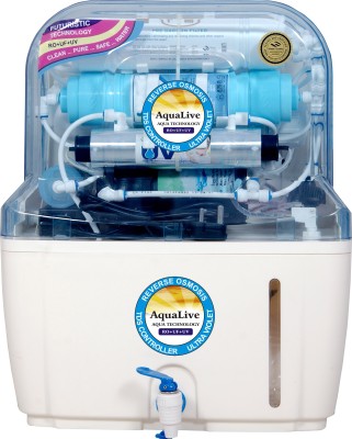 Aqualive Decent Premium Uv+Uf+Alkaline+Tds Controller 10 L RO Water Purifier Image