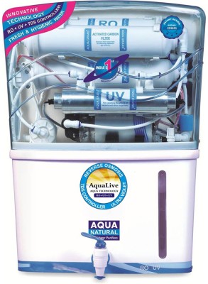 Aqualive Innovative 15 L RO+UV+TDS Controller 15 L UV Water Purifier Image