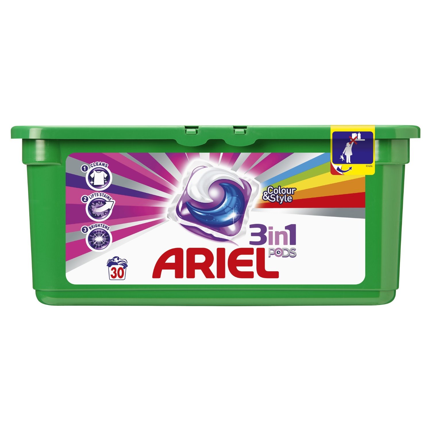 Ariel 3-in-1 Pods With Febreze Image