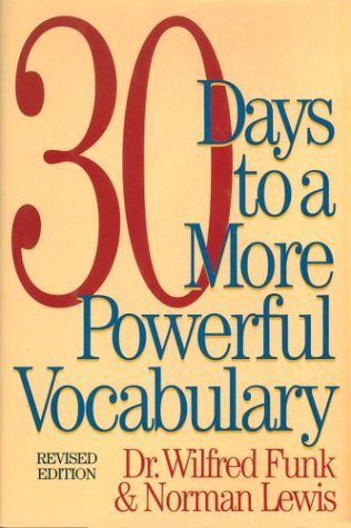 30 Days To A More Powerful Vocabulary - Wilfred Funk Image