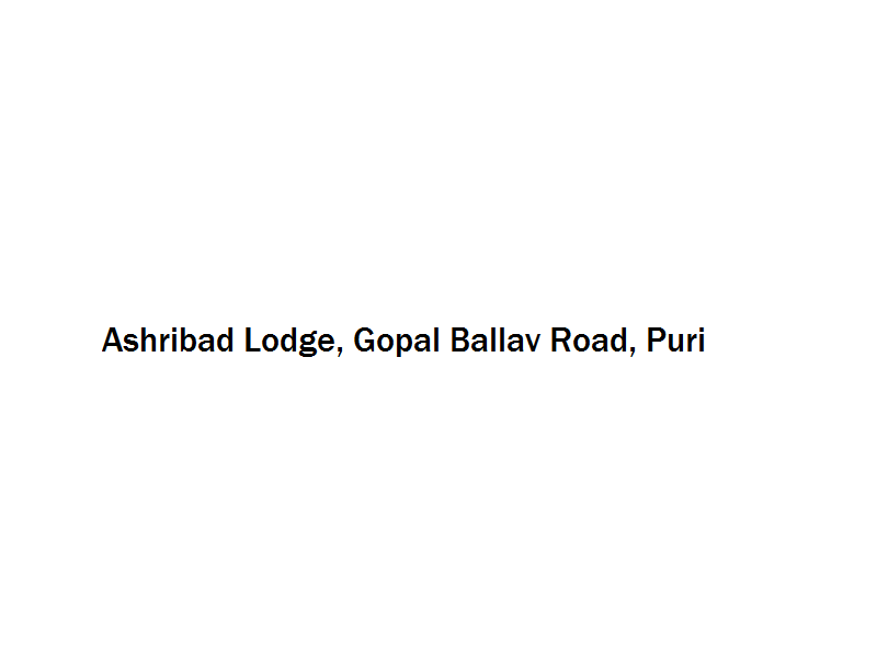 Ashribad Lodge - Gopal Ballav Road - Puri Image