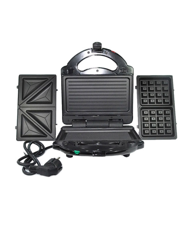 Nova 3 in 1 Grill, Toast Sandwich Maker + Waffle Snack Maker Image