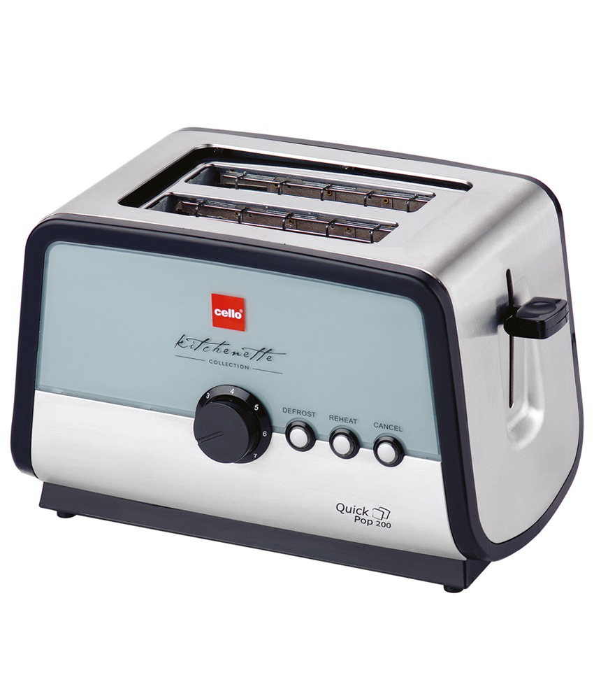 Cello Quick Pop 200 - 850 Watts Pop Up Toaster Image