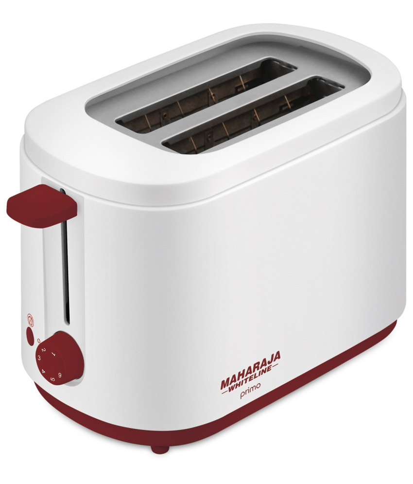 Maharaja Whiteline Primo 2 Slice (pt 100) 2 2 Slices Pop Up Toaster Image