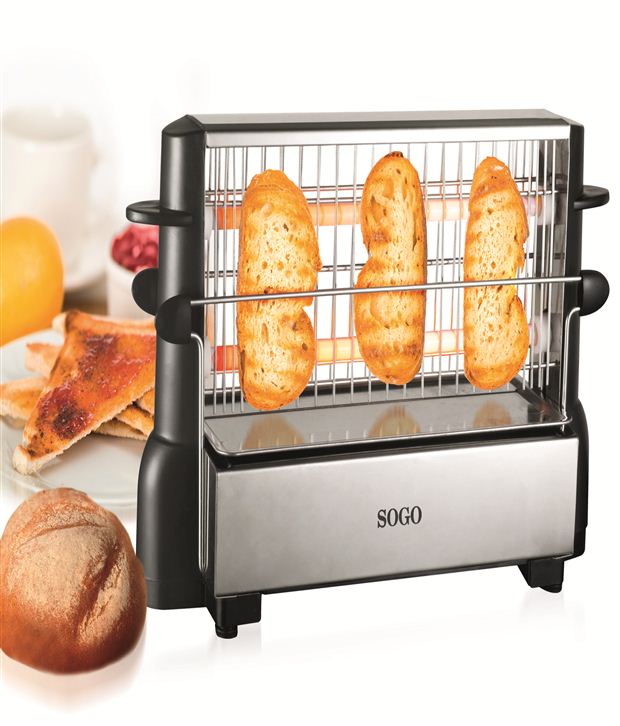 Sogo Multi 2 Slice Pop Up Toaster Image