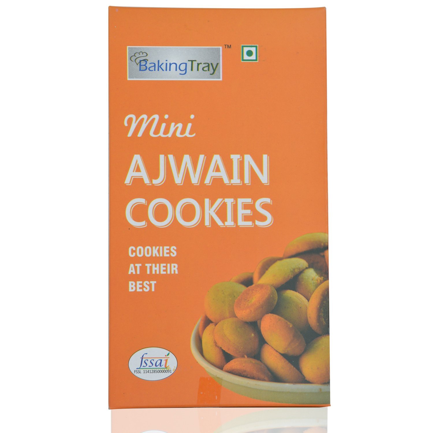 Baking Tray Mini Ajwain Cookies Image