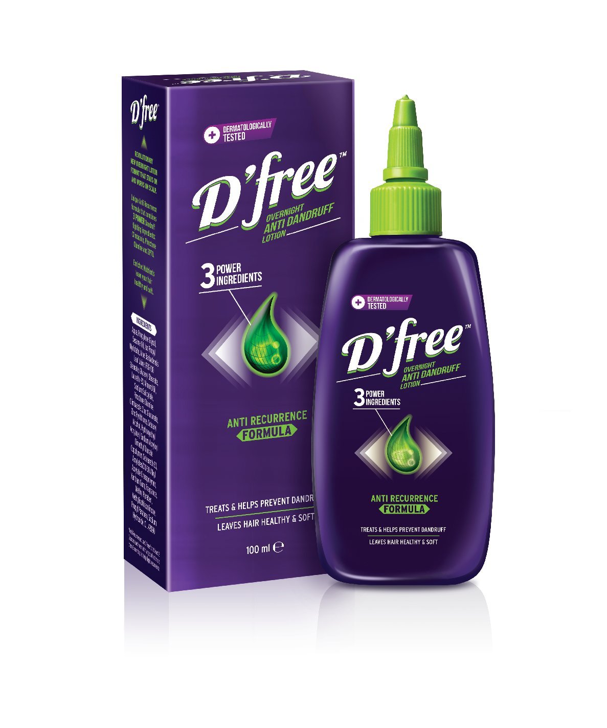 D'free Overnight Anti Dandruff Lotion Image